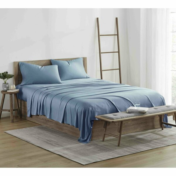 Kathy Ireland 300 Thread Count Bamboo 2 Piece Pillowcases - King - Denim 3276KGDEN